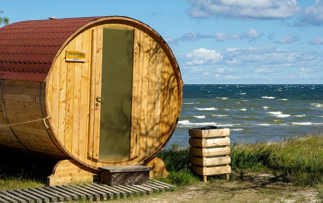 sauna by the baltic sea